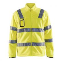 Blaklader - Chaqueta polar alta visibilidad fluor. Amarilla talla xs