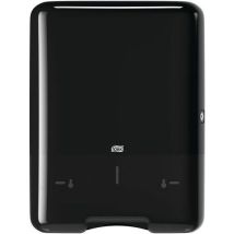 Tork - Dispensador Mural de Toallas de Papel Plegado Simple H3 - Negro - Plástico Resistente - Capacidad 400 Toallas