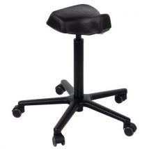 Sofame - Taburete work ht ruedas vinilo al.: 55 a 75 cm