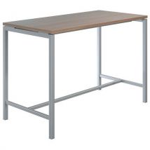 Quadrifoglio - Mesa alta creo estructura aluminio plataforma nogal l 160