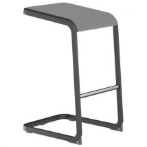 Quadrifoglio - Taburete alto c-stool - antracita y gris - quadrifoglio
