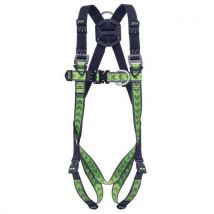 Arnés Move 3 para Andamios T.S/M - 2 Puntos - Verde/Negro - EPI Certificado EN 361 - Kratos Safety