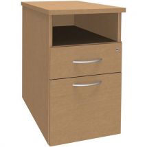 Simmob - Cajonera escritorio profundidad 80 cm - haya