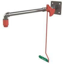 Hughes - Ducha de seguridad interior de pared no calentada - inox.