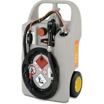 Carrito Surtidor Gasóleo 60L - Bomba 12V con Pistola Automática - Polietileno - Cemo