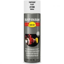 Rust-Oleum - Pintura de acabado en aerosol hard hat - 500 ml - blanco mate