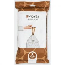 Brabantia - Bolsa de basura código x 10-12 l - 40 bolsas - brabantia