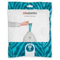 Brabantia - Bolsa de basura código w 5 l - 40 bolsas - brabantia