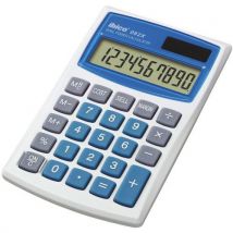 Ibico - Calculadora de bolsillo ibico 082x blanca con teclas azules