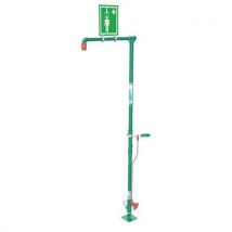 Hughes - Ducha de seguridad exterior no calentada - acero galvanizado