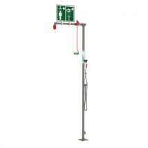 Hughes - Ducha de seguridad interior no calentada - acero inoxidable