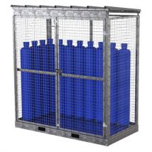 Sameto Technifil - Refugio con rejilla para almac. Y manip. Bot. Gas - 2 m×1 m