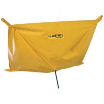 Justrite - Deflector de fuga de techo - con imanes - 1500 mm x 1500 mm