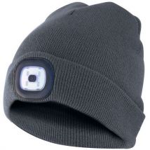 Velamp - Gorro con lámpara frontal led integrada - gris oscuro