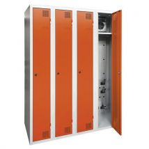 Akaze - Armario secador industria limpia - 4 columnas - con llave