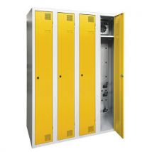 Akaze - Armario secador industria limpia - 4 columnas - con llave