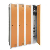 Akaze - Armario secador industria limpia - 4 columnas - con llave