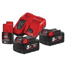 Milwaukee - Pack de 2 baterías de 18 voltios - milwaukee
