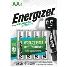 Energizer - Pila recargable reciclada aa/lr06 nimh extreme