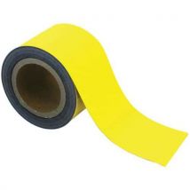 Manutan Expert - Banda magnética borrable para marcado - 10 m x 90 mm amarilla - manutan