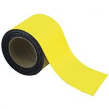 Manutan - Banda magnética borrable para marcado - 10 m x 100 mm amarilla - manutan