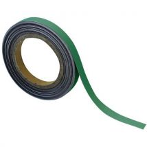 Manutan - Banda magnética borrable 15 mm x 10 m verde - manutan