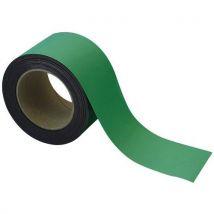 Manutan - Banda magnética borrable 70 mm x 10 m verde - manutan