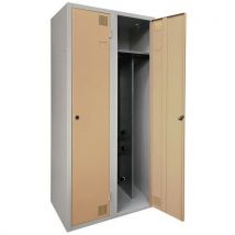 Akaze - Armario secador industria sucia 2 columnas - con llave