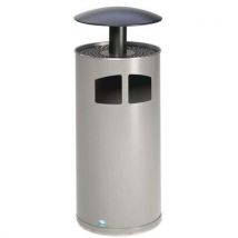 Var - Cenicero con papelera 75 l plata