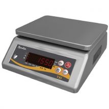 Manutan Expert - Balanza de acero inox. 6 kg/05 g con certificado de calibración