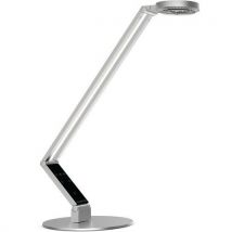 Luctra - Lámpara de escritorio ergon. Led - table radial - plata