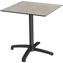 Veba - Mesa de bar plegable x cross moonstone de 70x70 cm