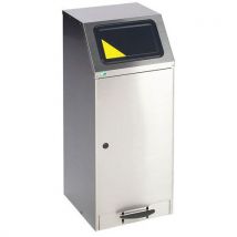 Var - Cubo de basura tuv con pedal 75 l inox.