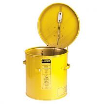 Justrite - Depósitos inmersión de seguridad ø 238 x 254 amarillo 27612