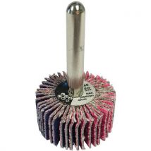 Norton - Cepillo de lijas con eje - 40x20x6 mm - gr.60