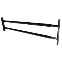 Barras de seguridad telescópicas para ventana - Negro 99-188 cm - Protección ajustable para tu hogar - Mottez