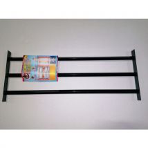 Barras de seguridad telescópicas para ventana - Negras - 99 a 188 cm - Acero Epoxi - 5 años garantía - Mottez
