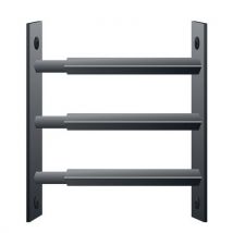 Barras de seguridad telescópicas para ventana - Grises 99-188 cm - Acero lacado - Pack 3 unidades - Mottez