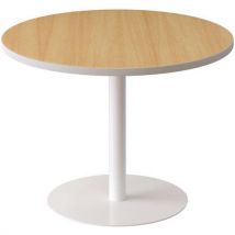 Paperflow - Mesa baja easydesk ø 80 cm tablero haya