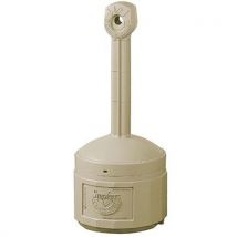 Justrite - Cenicero con pie - beige - polietileno - 15 l