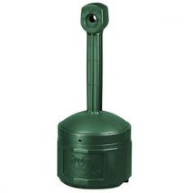 Justrite - Cenicero con pie - verde - polietileno - 15 l