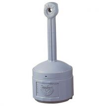 Justrite - Cenicero con pie - gris - polietileno - 15 l