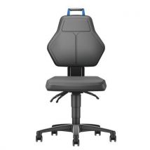 Manutan - Silla de taller baja en poliuretano con ruedas