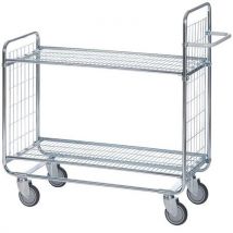 Helge Nyberg - Carro de pedidos de 2 bandejas 750 x 450 mm - 200 kg