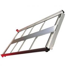 Baca de aluminio con rodillo y pasarela - Boxer L1H1 - Escalera de techo resistente y práctica