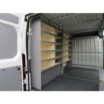 Módulos izquierdos de álamo para Peugeot Boxer L2 L3 L4 - Carga máx. 20 kg - Equipamiento modular resistente
