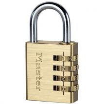 Master lock - Candado con combinación - aluminio acabado latón - 40 mm