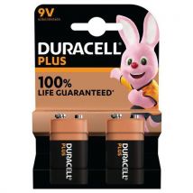 Duracell - Pilas 9v duracell plus 100% - 2 unidades