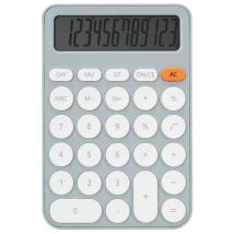 Calculadora de escritorio 12 dígitos LCD 17mm - Gris - Ideal para teletrabajo - Sign