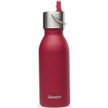 Botella Isotérmica Kids Sport 350ml Granate - Ecológica y Alimentaria - Ideal para Niños - Qwetch